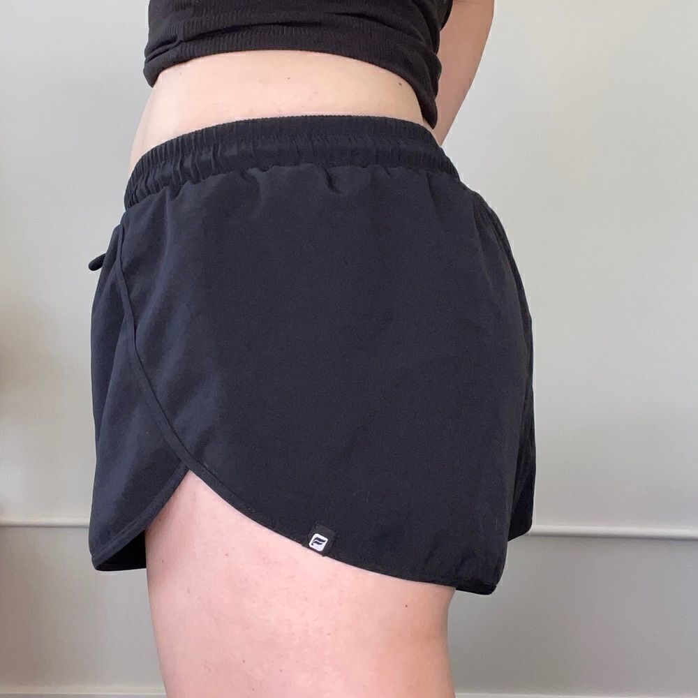 Fabletics Black Lightweight Active Running Shorts